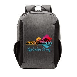 Appalachia Strong Nc Mountains Sunset Nature Lovers Vector Backpack