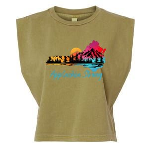 Appalachia Strong Nc Mountains Sunset Nature Lovers Garment-Dyed Women's Muscle Tee