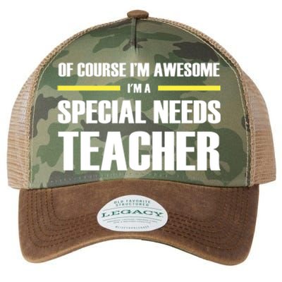 Awesome Special Needs Teacher Funny Gift Legacy Tie Dye Trucker Hat