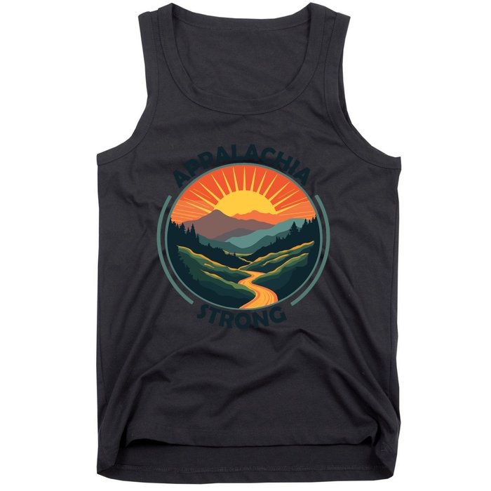 Appalachia Strong Nc Mountains Asheville Tennessee Tank Top