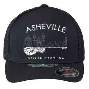 Asheville Souvenir North Carolina Lover Flexfit Unipanel Trucker Cap