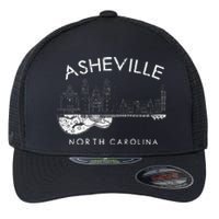 Asheville Souvenir North Carolina Lover Flexfit Unipanel Trucker Cap