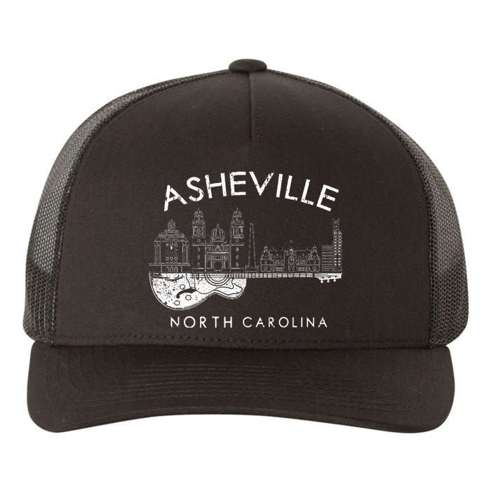 Asheville Souvenir North Carolina Lover Yupoong Adult 5-Panel Trucker Hat