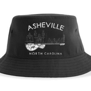 Asheville Souvenir North Carolina Lover Sustainable Bucket Hat