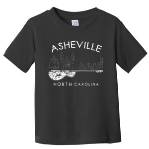 Asheville Souvenir North Carolina Lover Toddler T-Shirt