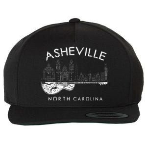 Asheville Souvenir North Carolina Lover Wool Snapback Cap