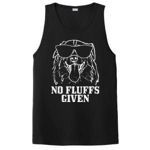 Australian Shepherd No Fluffs Given Dog Mom Dad Funny Gift PosiCharge Competitor Tank