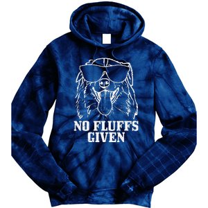 Australian Shepherd No Fluffs Given Dog Mom Dad Funny Gift Tie Dye Hoodie