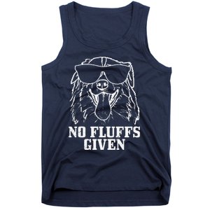 Australian Shepherd No Fluffs Given Dog Mom Dad Funny Gift Tank Top