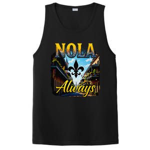 Always Support Nola Always Nola Never Forget New Orleans PosiCharge Competitor Tank