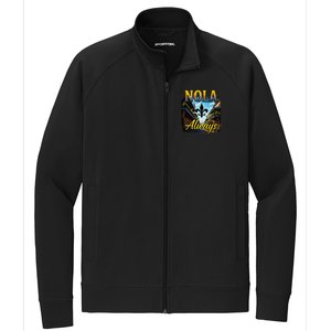 Always Support Nola Always Nola Never Forget New Orleans Stretch Full-Zip Cadet Jacket