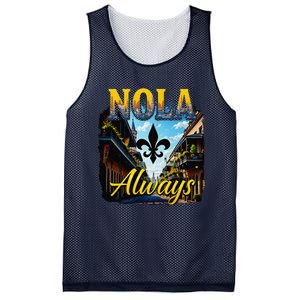 Always Support Nola Always Nola Never Forget New Orleans Mesh Reversible Basketball Jersey Tank