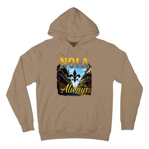 Always Support Nola Always Nola Never Forget New Orleans Hoodie