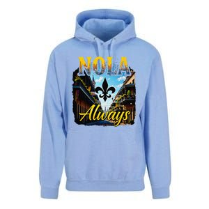 Always Support Nola Always Nola Never Forget New Orleans Unisex Surf Hoodie