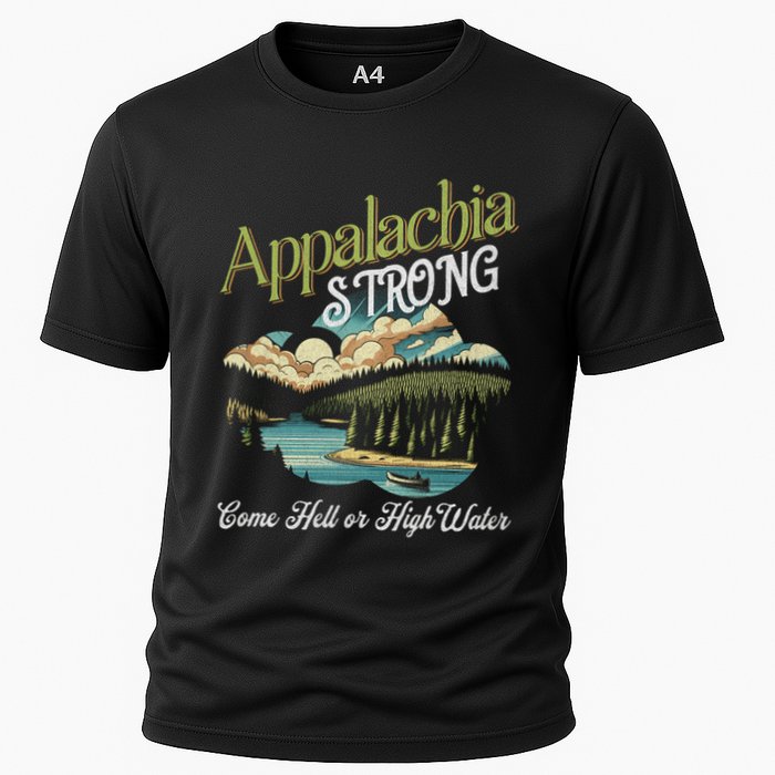 Appalachia Strong Nc Mountains Cooling Performance Crew T-Shirt