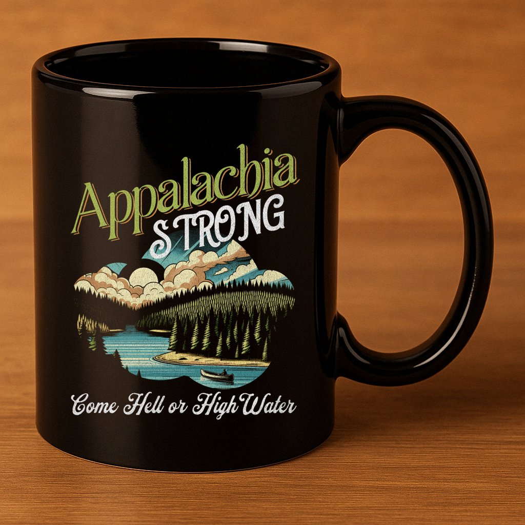 Appalachia Strong Nc Mountains 11oz C Handle Ceramic Mug