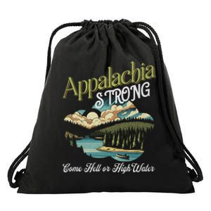 Appalachia Strong Nc Mountains Drawstring Bag