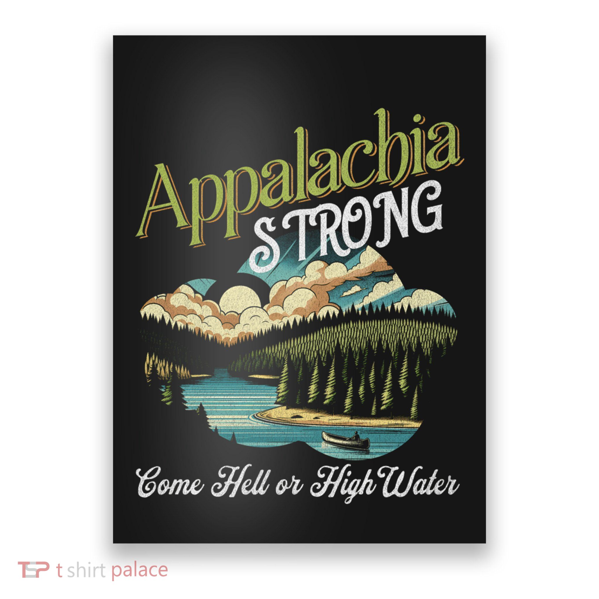 Appalachia Strong Nc Mountains Poster
