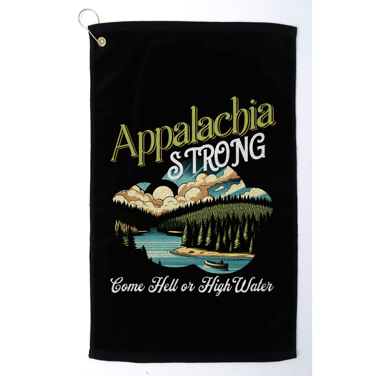Appalachia Strong Nc Mountains Golf Towel