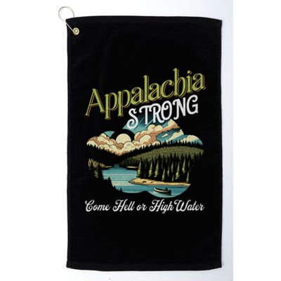 Appalachia Strong Nc Mountains Platinum Collection Golf Towel