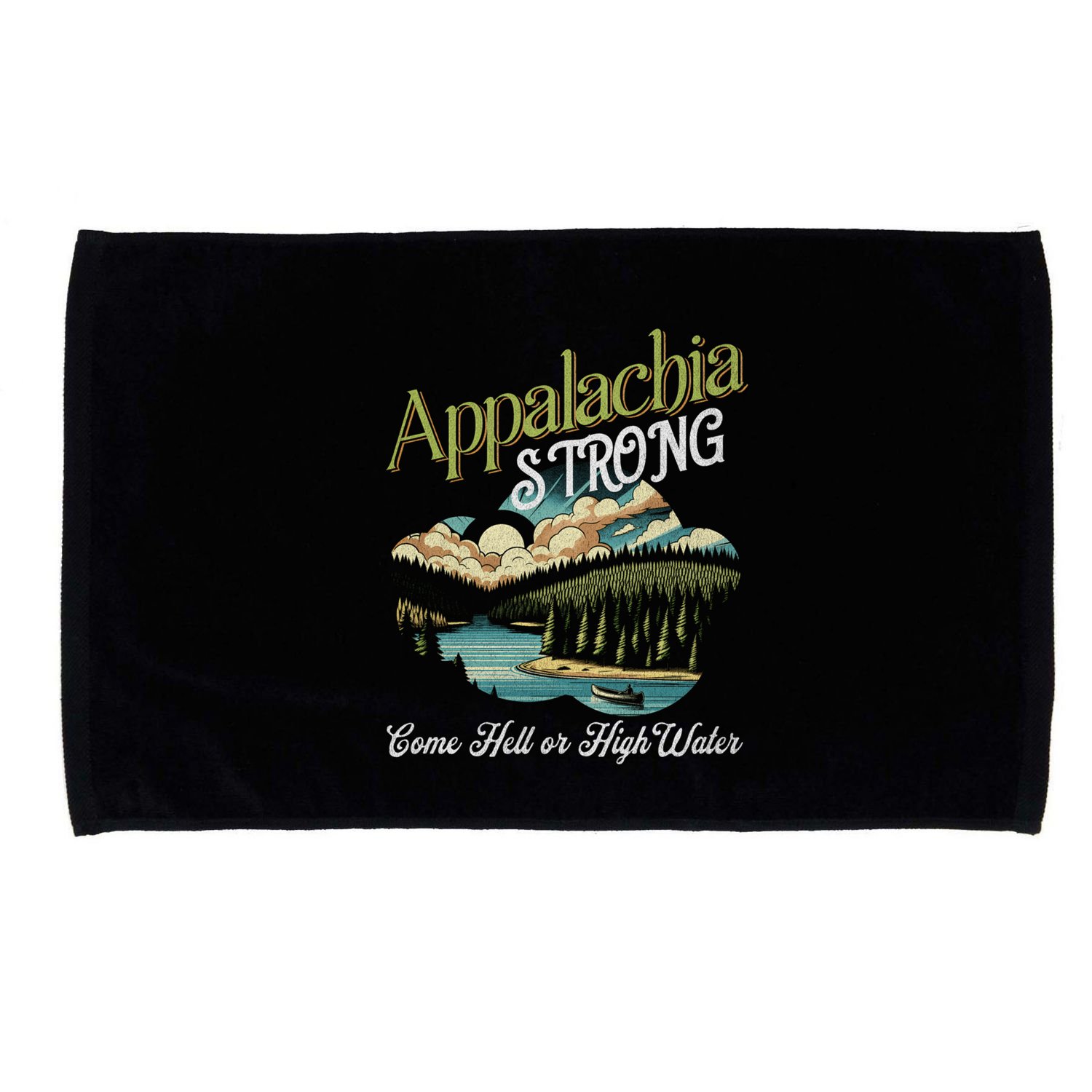 Appalachia Strong Nc Mountains Microfiber Hand Towel