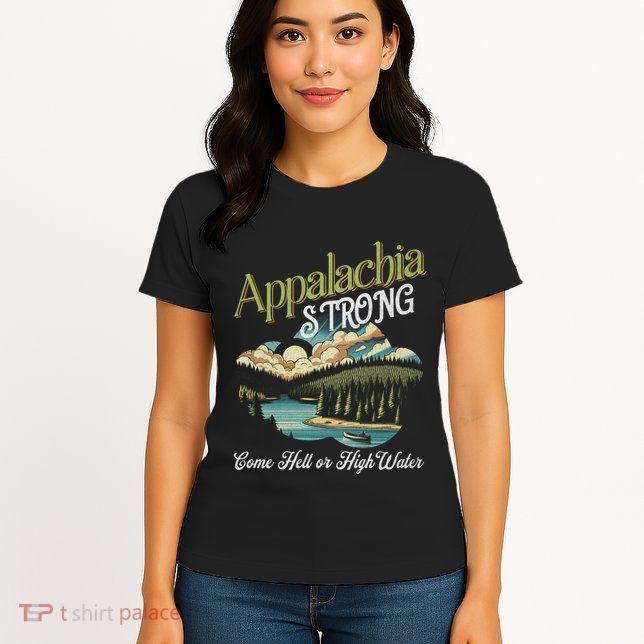 Appalachia Strong Nc Mountains Womens T-Shirt