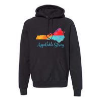 Appalachia Strong Nc Mountains Premium Hoodie