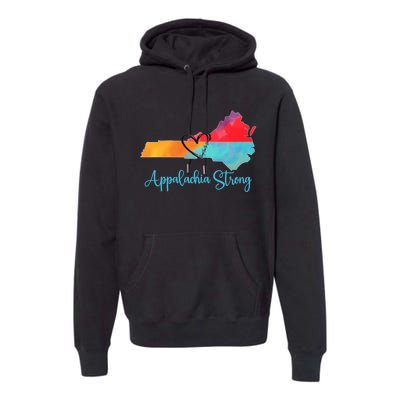 Appalachia Strong Nc Mountains Premium Hoodie