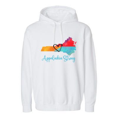 Appalachia Strong Nc Mountains Garment-Dyed Fleece Hoodie