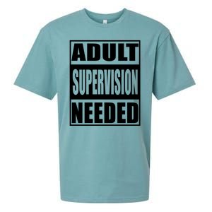 Adult Supervision Needed Sueded Cloud Jersey T-Shirt