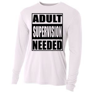 Adult Supervision Needed Cooling Performance Long Sleeve Crew