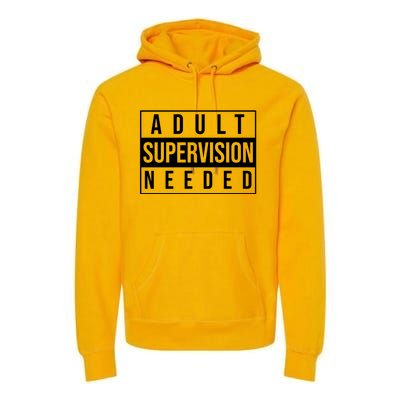 Adult Supervision Needed Premium Hoodie