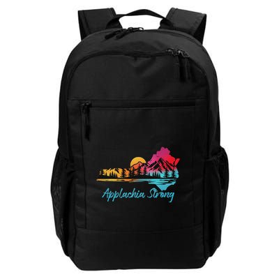 Appalachia Strong Nc Mountains Sunset Nature Lovers Daily Commute Backpack