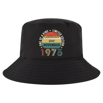 Awesome Since November 1973 – Happy Birthday Cool Comfort Performance Bucket Hat