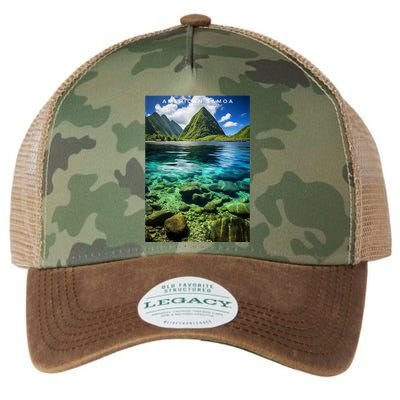 American Samoa National Park Photograph Design Legacy Tie Dye Trucker Hat