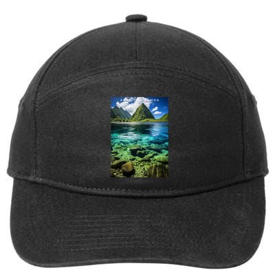 American Samoa National Park Photograph Design 7-Panel Snapback Hat