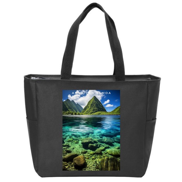 American Samoa National Park Photograph Design Zip Tote Bag