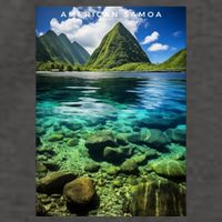 American Samoa National Park Photograph Design Vector Backpack