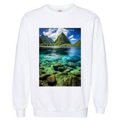 American Samoa National Park Photograph Design Garment-Dyed Sweatshirt