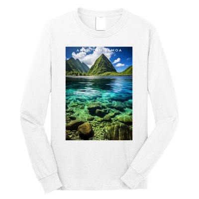 American Samoa National Park Photograph Design Long Sleeve Shirt