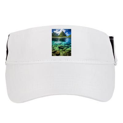 American Samoa National Park Photograph Design Adult Drive Performance Visor