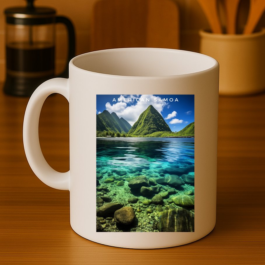 American Samoa National Park Photograph Design Mug