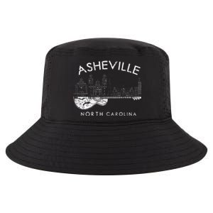 Asheville Souvenir North Carolina Lover Music Guitar Cool Comfort Performance Bucket Hat