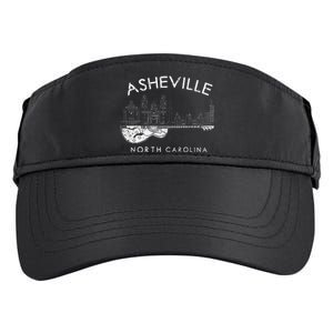 Asheville Souvenir North Carolina Lover Music Guitar Adult Drive Performance Visor