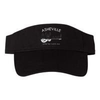 Asheville Souvenir North Carolina Lover Music Guitar Valucap Bio-Washed Visor