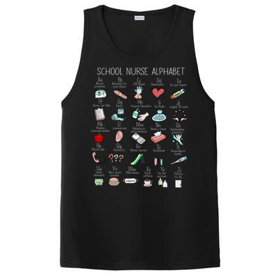 Abc School Nurse Alphabet Nurse Appreciation Nurse Educator PosiCharge Competitor Tank