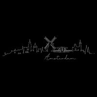 Amsterdam Skyline Netherlands Holand Amsterdam Toddler Hoodie