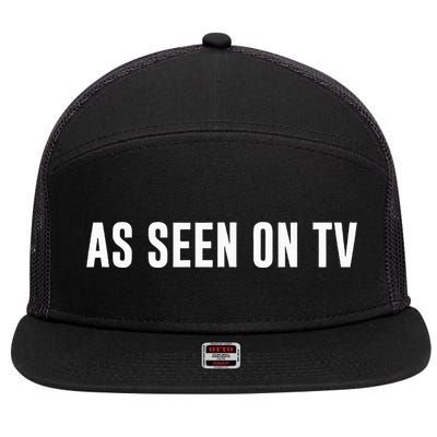 As Seen On Tv 7 Panel Mesh Trucker Snapback Hat