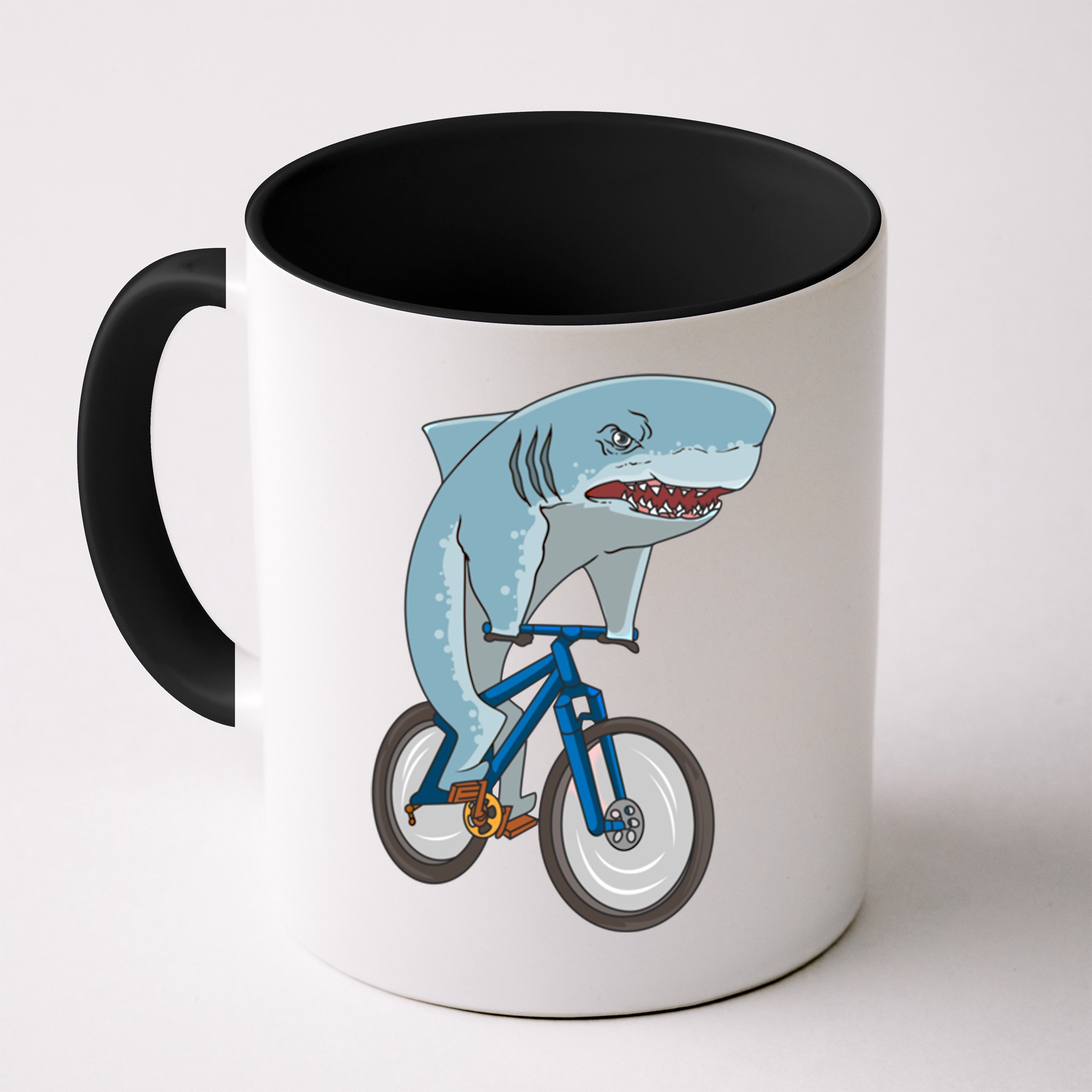 A Shark On A Bike Is A Fitness Beast Gift Mug