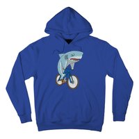 A Shark On A Bike Is A Fitness Beast Gift Hoodie